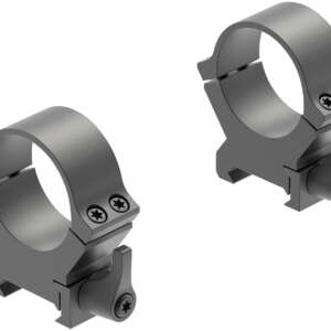 Leupold 174078 QRW2 Cross-Slot Scope Ring Set Matte Black Steel 30mm Tube High Quick Release Picatinny/Weaver