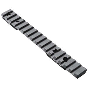 Weaver Mounts 99473 Multi-Slot Base  Extended Black Anodized Aluminum Fits Browning AB3 Short Action