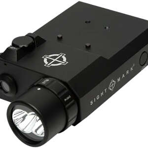 Sightmark SM25013 LoPro Combo Light and Green Laser  Matte Black 300 Lumens White LED