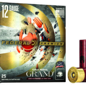 Federal GMT1188 Premium Gold Medal Paper 12Gauge 2.75" 1 1/8oz 8Shot 25 Per Box/10 Case
