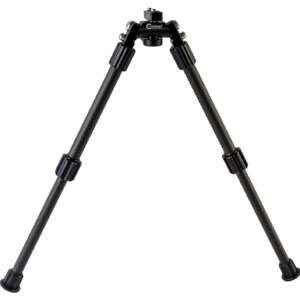 Caldwell 1082223 Accumax Premium M-Lok/Key Mod Bipod 9-13" Black Carbon Fiber
