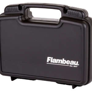 Flambeau 6445SC Safe Shot Pistol Pack Case Black Polymer Holds Handgun