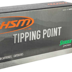 HSM 65CREEDMOOR4N Tipping Point  6.5 Creedmoor 130 gr Sierra GameChanger 20 Per Box/ 25 Case