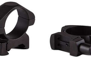 Konus 7410 Steel Rings  Matte Black 30mm Quick Release Medium 0 MOA