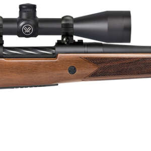 Mossberg 27941 Patriot  270 Win Caliber with 5+1 Capacity, 22" Fluted Barrel, Matte Blued Metal Finish & Walnut Stock Right Hand (Full Size) Includes Vortex Crossfire II 3-9x40mm Scope