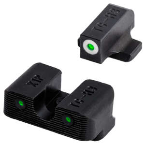 TruGlo TG231G1AC Tritium Pro  Black | Green Tritium Orange Outline Front Sight Green Tritium Rear Sight
