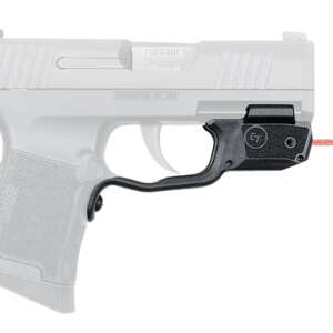 Crimson Trace 0181501 Laserguard  Fits Sig P365/P365XL/P365SAS, Red Laser Black Polymer Trigger Guard Mount