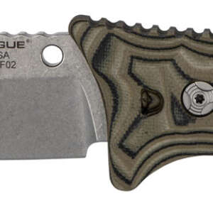 Hogue 35278 EX-F02  4.50" Fixed Clip Point Plain Tumble Polish 154CM SS Blade/ G-Mascus Green G10 Handle