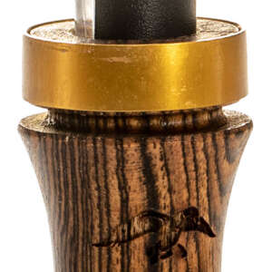 Duck Commander DCPROB Pro Series Bocote Open Call Double Reed Mallard Hen Sounds Attracts Ducks Brown Wood