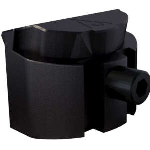 Rival Arms RA75G111A Grip Plug  Compatible w/Glock Gen4 (except 36/42/43), Black Anodized Aluminum