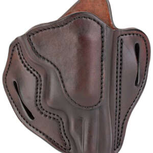 1791 Gunleather RVH3SBRR RVH3  OWB Size 03 Signature Brown Leather Belt Slide Fits S&W Governor Right Hand