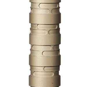 Q LLC SILER22 Erector  22 LR .99" Tan Aluminum/Stainless Steel 1/2"-28 tpi