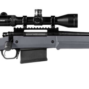 Magpul MAG483-GRY Hunter 700 Stock Fixed with Aluminum Bedding & Adjustable Comb Stealth Gray Synthetic for Remington 700 LA