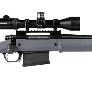 Magpul MAG931-GRY Hunter American Stock Fixed with Aluminum Bedding & Adjustable Comb Stealth Gray Synthetic for Ruger American SA