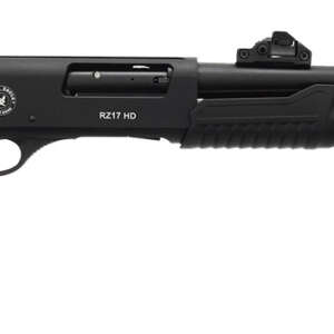 Silver Eagle Arms RZ17HD RZ17 Home Defense 12 Gauge Pump 3" 4+1 18.50" Chrome Lined Steel Black Vent Rib Barrel, MobilChoke, Black Steel Receiver, Fixed Black Synthetic Stock