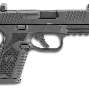 FN 66100587 509M MRD Mid-Size 9mm Luger 15+1 4" Black Recessed Crown Barrel, Matte Black Optic Ready/Serrated Stainless Steel Slide, Matte Black Polymer Frame w/Picatinny Rail, Ambidextrous