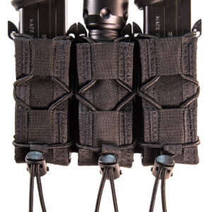 High Speed Gear 13PT13BK TACO Mag Pouch Triple Black Nylon Belt Compatible w/ Pistol