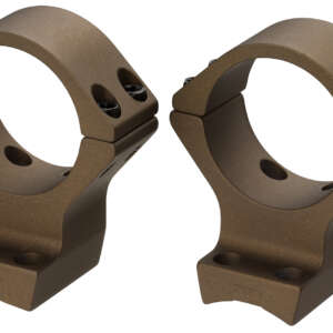 Browning 12540 X-Bolt Scope Mount System X-Lock Burnt Bronze Cerakote Aluminum 34mm Tube, Low Rings