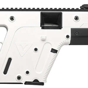 Kriss USA KV22CAP00 Vector CRB Gen2 Full Size 22 LR 10+1 Black Nitride Threaded Barrel, Alpine Cerakote Picatinny Rail Aluminum Receiver, Alpine White 6 Position Collapsible Synthetic Stock, Alpine Po