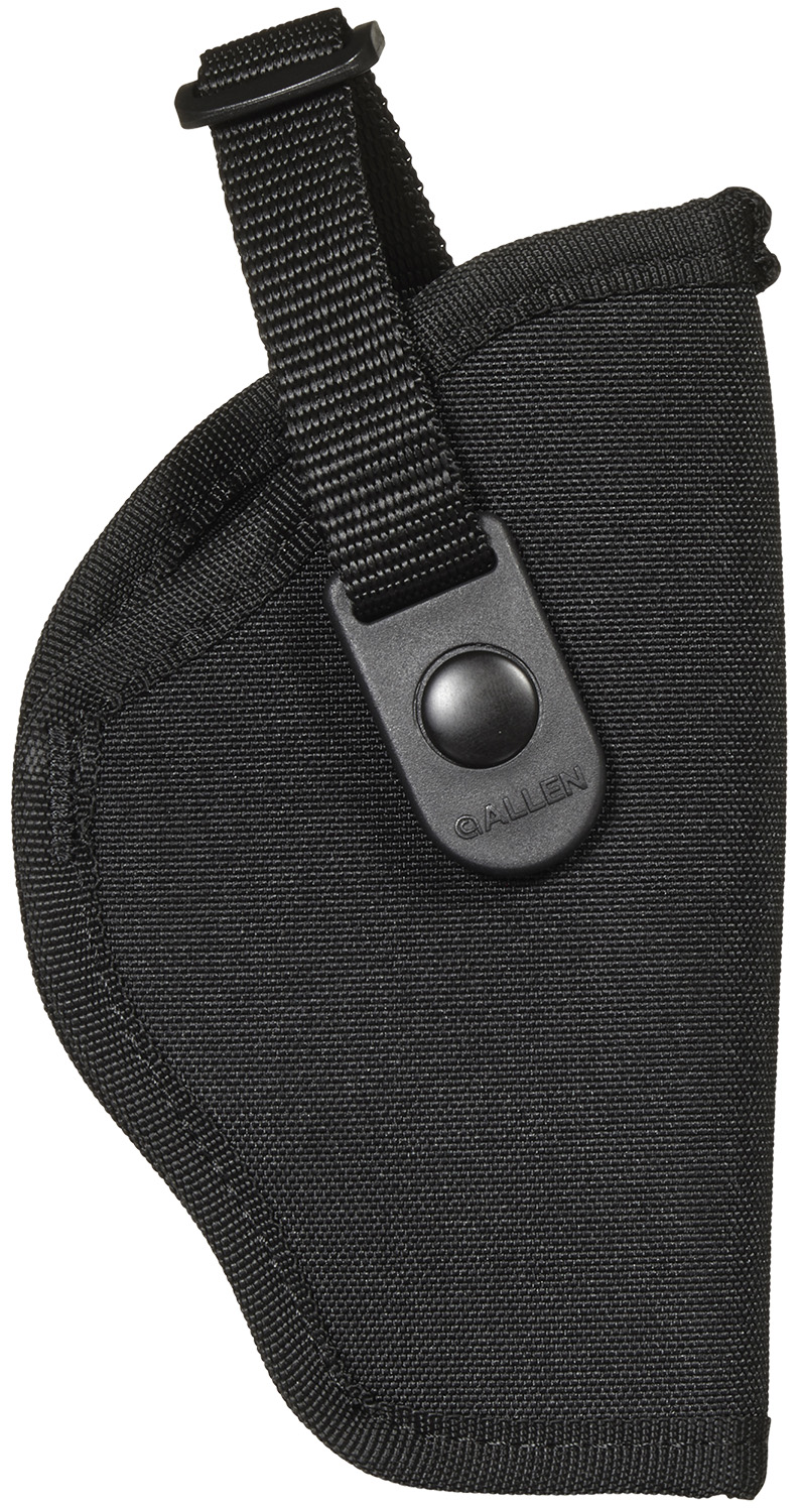 Allen 44807 Cortez OWB, Size 07, Black Polyester, Belt Loop Compatible w/Glock 17/22, Security-9 Right Hand