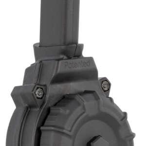 ProMag DRMA20 Standard  50rd Drum 9mm Luger Compatible w/Glock 43X/48 Black DuPont Zytel Polymer