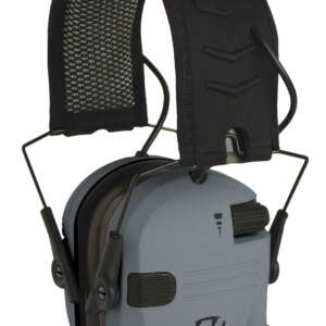Walker's GWPXDRSEMG Razor X-TRM Digital Electronic Muff 21 dB Over the Head Gray/Black Polymer