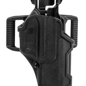 Blackhawk 410200BKL T-Series L2C Light Bearing OWB Black Polymer Belt Slide Compatible w/Glock 17/19/22/23/31/32/45/47 Left Hand