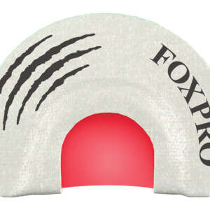Foxpro SMOKINGGUN Smoking Gun Howler  Diaphragm Call Double Reed Attracts Coyotes White