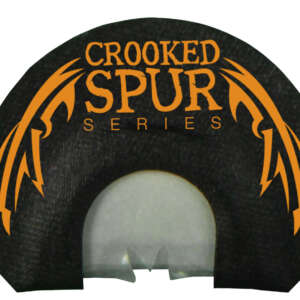 Foxpro CSMOUTHBL Crooked Spur V-Cut Diaphragm Call Attracts Turkeys, 3.5 Prophylactic Reeds,