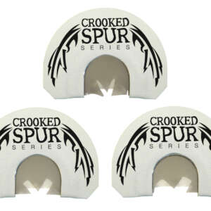 Foxpro CSGSCOMBO Crooked Spur Ghost Spur Combo Diaphragm Call, Attracts Turkey,  Triple Prophylactic Reeds