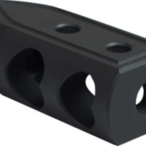 Timber Creek Outdoors 65HBBLC Heart Breaker Muzzle Brake Black Cerakote with 5/8"-24 tpi Threads for 6.5 Grendel AR-Platform