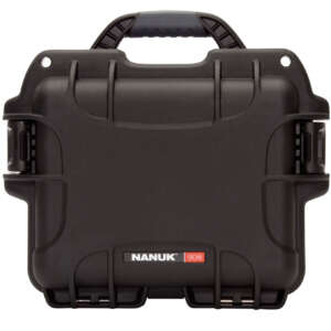 Nanuk 9081001 908  Waterproof Black Resin w/ Foam Padding&Airline Approved