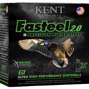 Kent Cartridge K1235FS403 Fasteel 2.0  12 Gauge 3.50" 1 3/8 oz 3 Shot 25 Per Box/ 10 Case