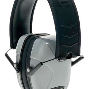 Caldwell 1103305 Passive Low-Profile Muff 24 dB Over the Head Gray/Black Adult
