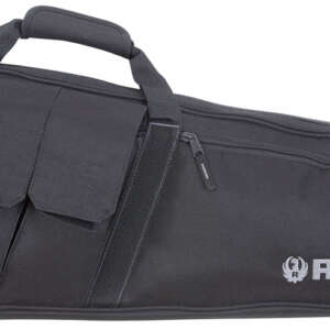 Ruger 27932 Defiance Tactical Rifle Case  42" Black Endura with Ruger Logo, Carry Handle, Knit Lining, Mag Pocket, Accessory Pockets & Lockable Zipper