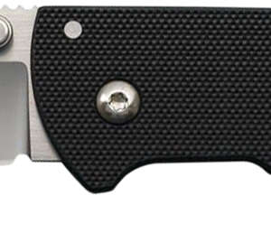 Cold Steel CS26WD Air Lite 3.50" Folding Drop Point Plain AUS-10A SS Blade/Black G10 Handle Includes Pocket Clip