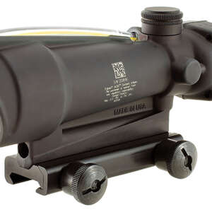 Trijicon 100143 ACOG  Matte Black 3.5x 35mm Illuminated Amber Chevron .308/7.62 BDC Reticle