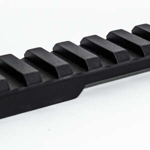 Talley P00252412 Picatinny Rail  Picatinny Black Anodized Aluminum Fits Browning T-Bolt 0 MOA