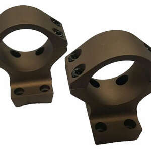 Talley HC940735 Scope Mount/Ring Combo  Burnt Bronze Aluminum 1" Tube X-Bolt Medium Rings Short/Long Action 0 MOA
