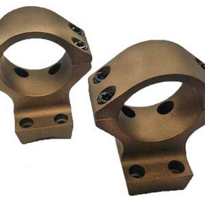 Talley HC730735 Scope Mount/Ring Combo  Burnt Bronze Aluminum 30mm Tube X-Bolt Low Rings Short/Long Action 0 MOA