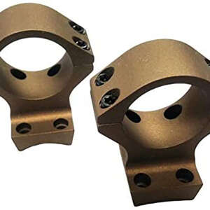 Talley HC840735 Scope Mount/Ring Combo  Burnt Bronze Aluminum 34mm Tube X-Bolt Medium Rings 0 MOA