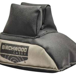 Birchwood Casey URBF Universal Rear Bag  Prefilled Tan Polyester Black Leather Top