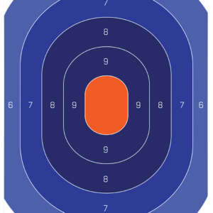 Birchwood Casey 35763 Dirty Bird  Silhouette Tagboard Target 16.50" x 24" 3 Per Pkg