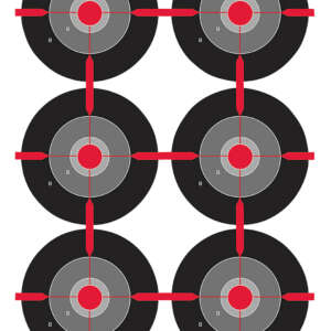 Birchwood Casey 35703 Dirty Bird  Bullseye Tagboard Target 12" x 18" 100 Per Pkg