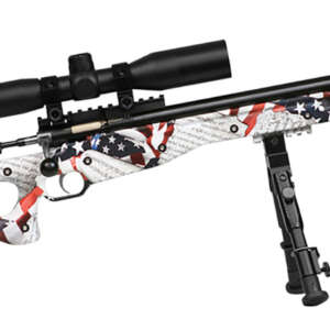 Crickett KSA2153 Precision Complete Package Youth 22 LR 1rd 16.12" Threaded Bull Barrel w/Muzzle Brake, Thumbhole Amendment Synthetic Stock w/Adjustable Cheek Comb, 10 3/8"- 11 1/8" LOP Includes 4x28
