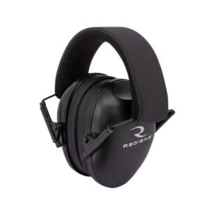 Radians LSY0110CS Lowset Passive Muff 21 dB Over the Head Black Youth 1 Pair