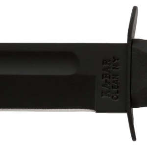 Ka-Bar 1211 Fighting/Utility  7" Fixed Clip Point Plain Black 1095 Cro-Van Blade, Black Kraton G Handle, Includes Sheath