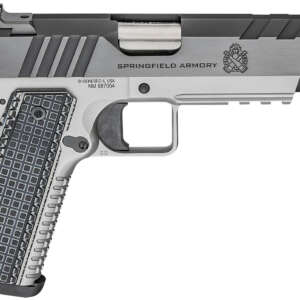 Springfield Armory PX9219L 1911 Emissary 9mm Luger 5" 9+1 Stainless Steel Frame Blued Carbon Steel with Tri-Top Cut Slide Black VZ Thin-Line G10 Grip Fiber Optic Front Sight Includes 2 Mags