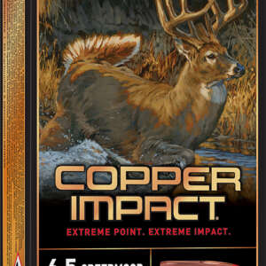 Winchester Ammo X65CLF Copper Impact  6.5Creedmoor 125gr Copper Extreme Point Lead Free 20 Per Box/10 Case