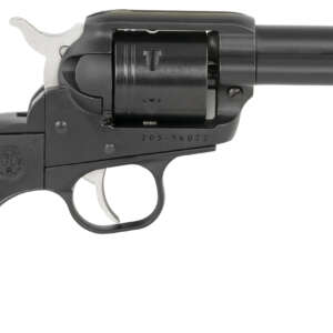 Ruger 2015 Wrangler  22 LR 6 Shot 3.75" Black Cerakote Steel Barrel, Black Cerakote Aluminum Frame, Black Cerakote Cylinder, Black Birdshead Grip, Exposed Hammer